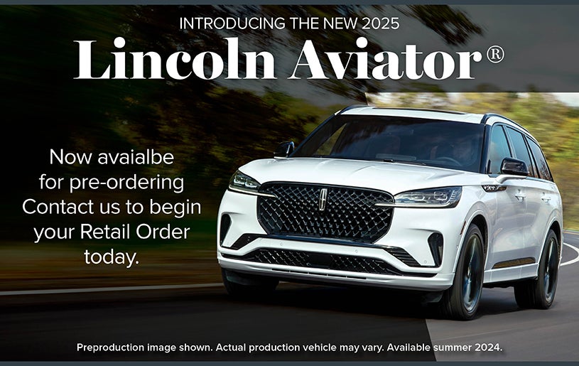 New 2025 Lincoln Aviator